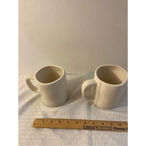 2 Rae Dunn coffee mugs His Hers Set Wedding Gift - Picture 3 of 3
